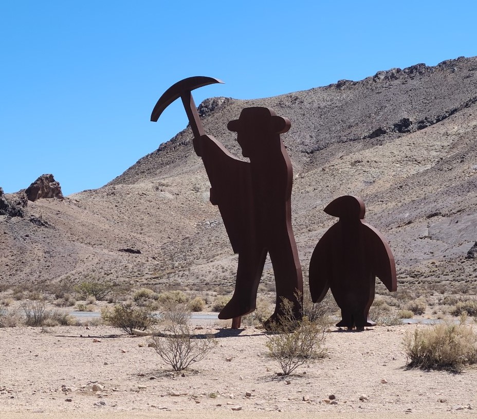 Tribute to Shorty Harris. Goldwell Open Air museum.